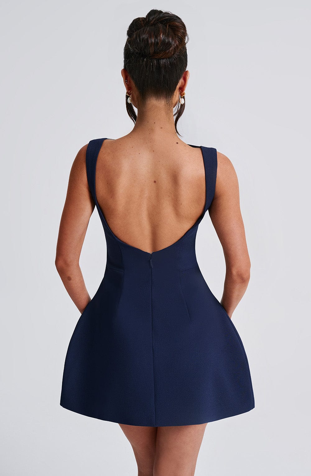 Alana Mini Dress - Navy - Napalia