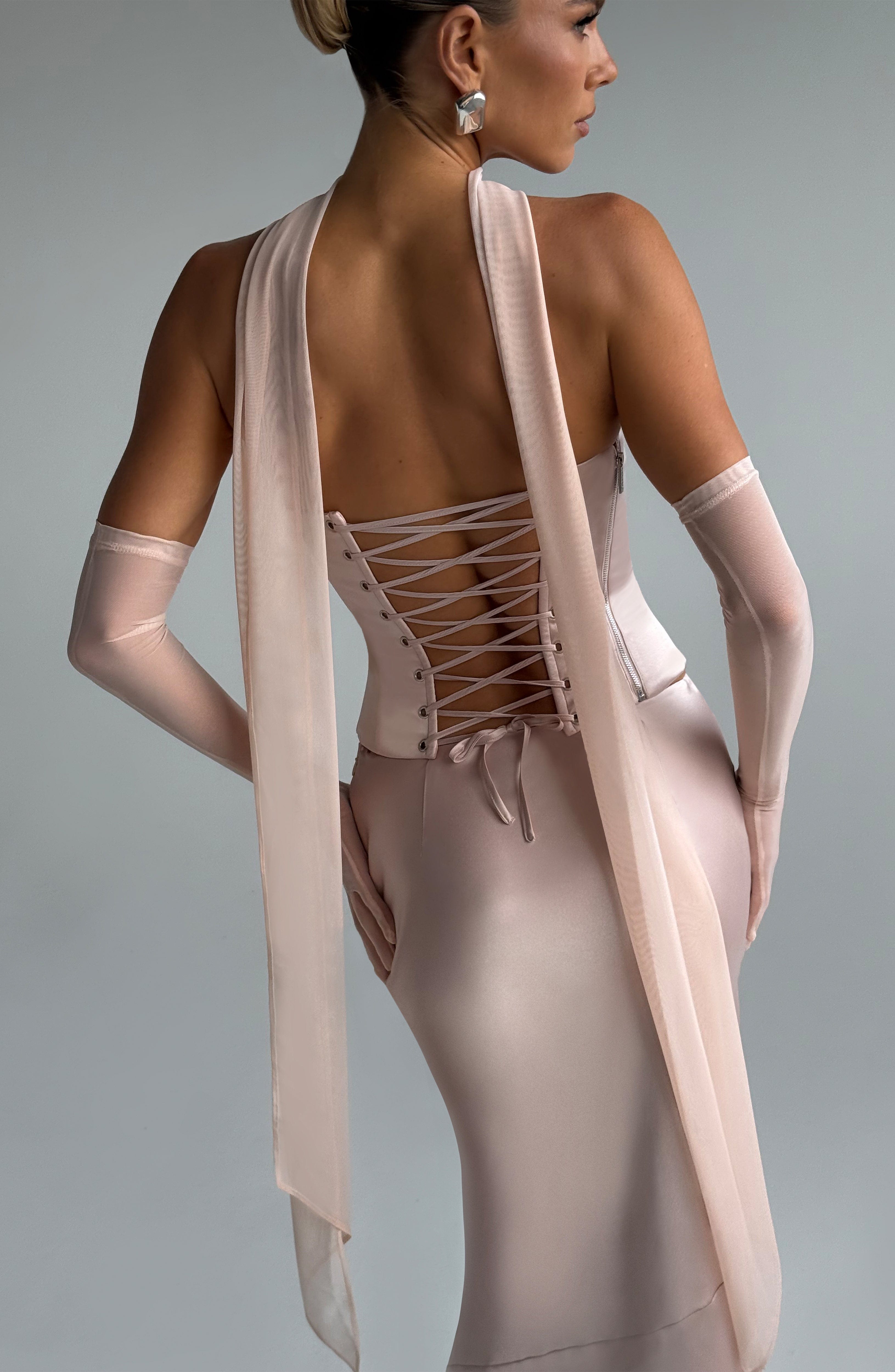 Ayla Scarf - Soft Peach