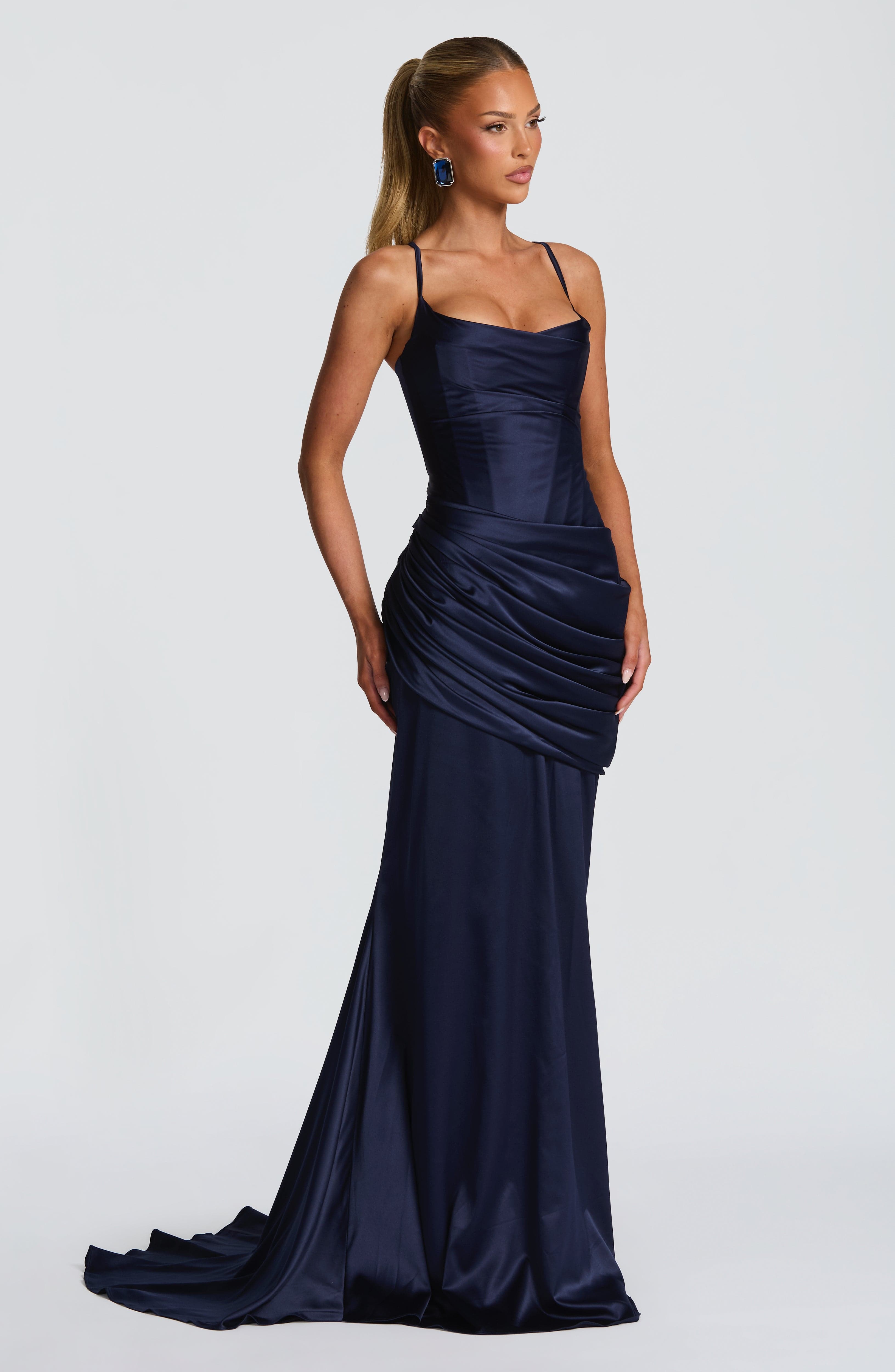 Connie Gown - Navy - Napalia