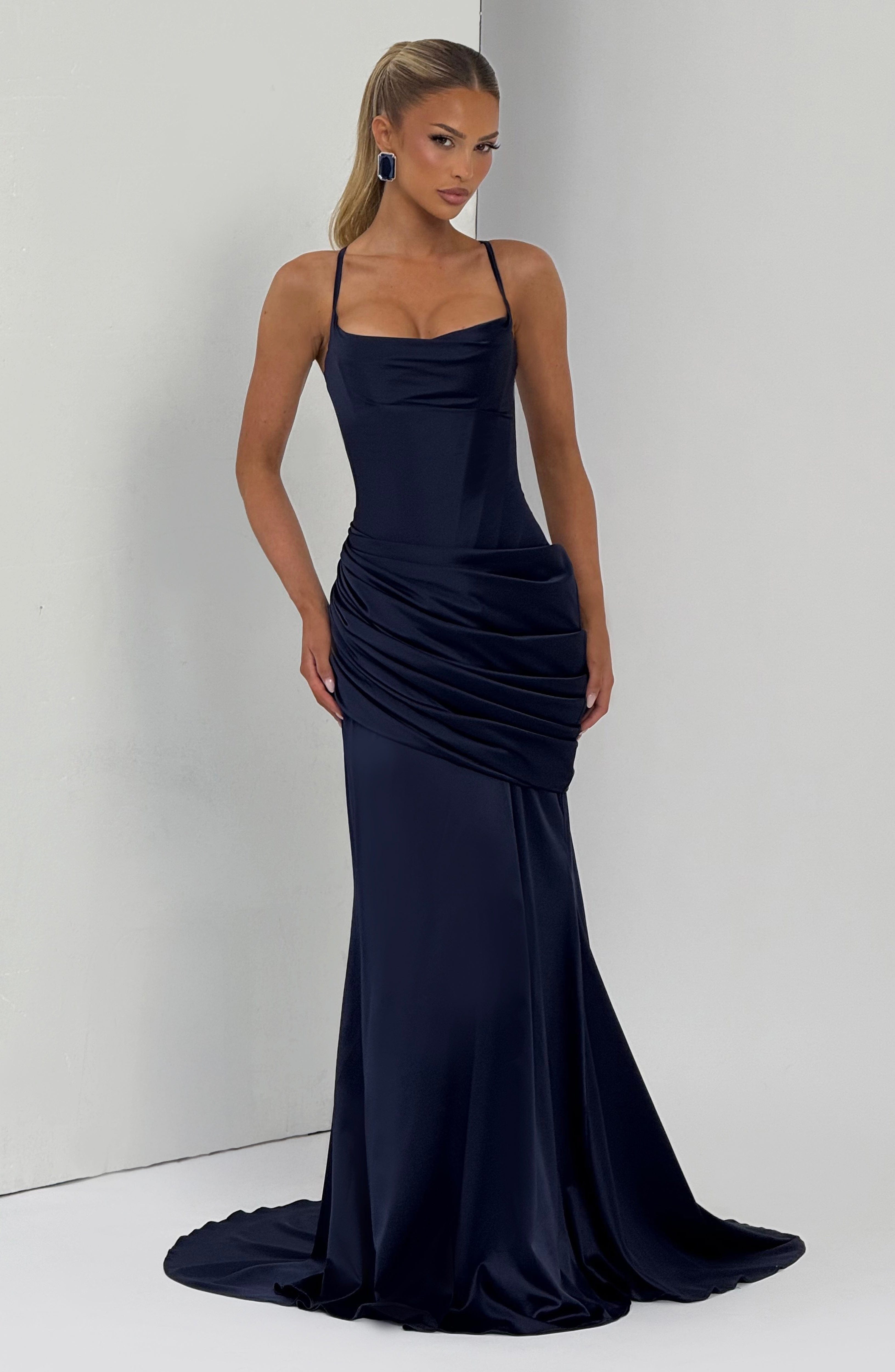 Connie Gown - Navy - Napalia