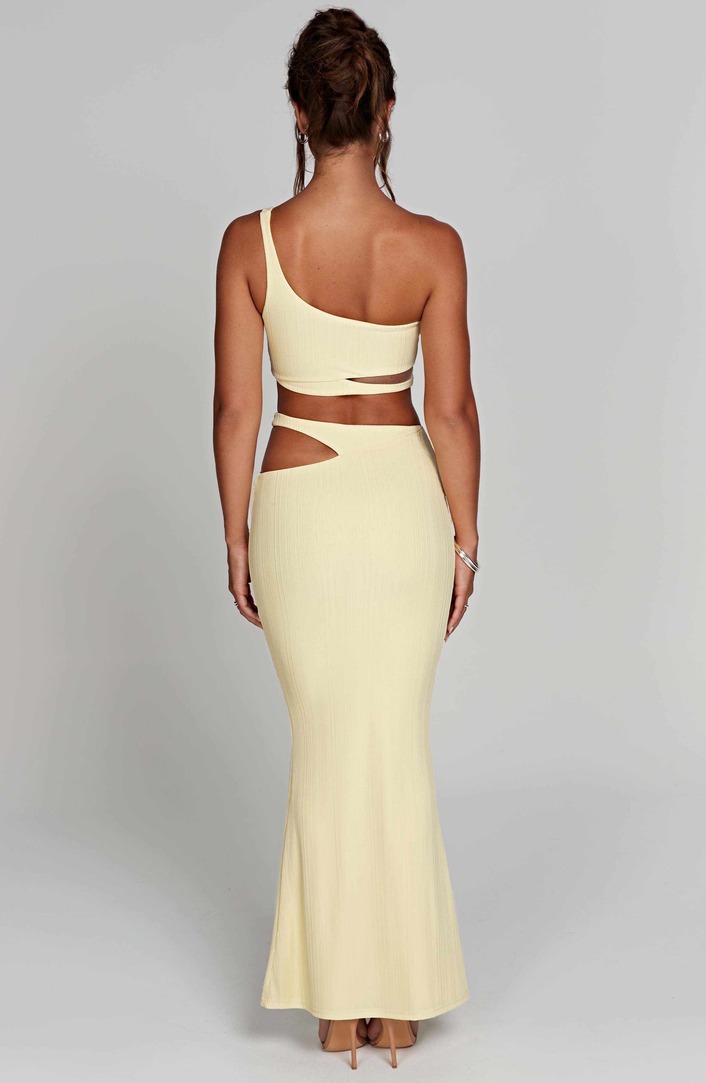 Kaela Maxi Skirt - Lemon