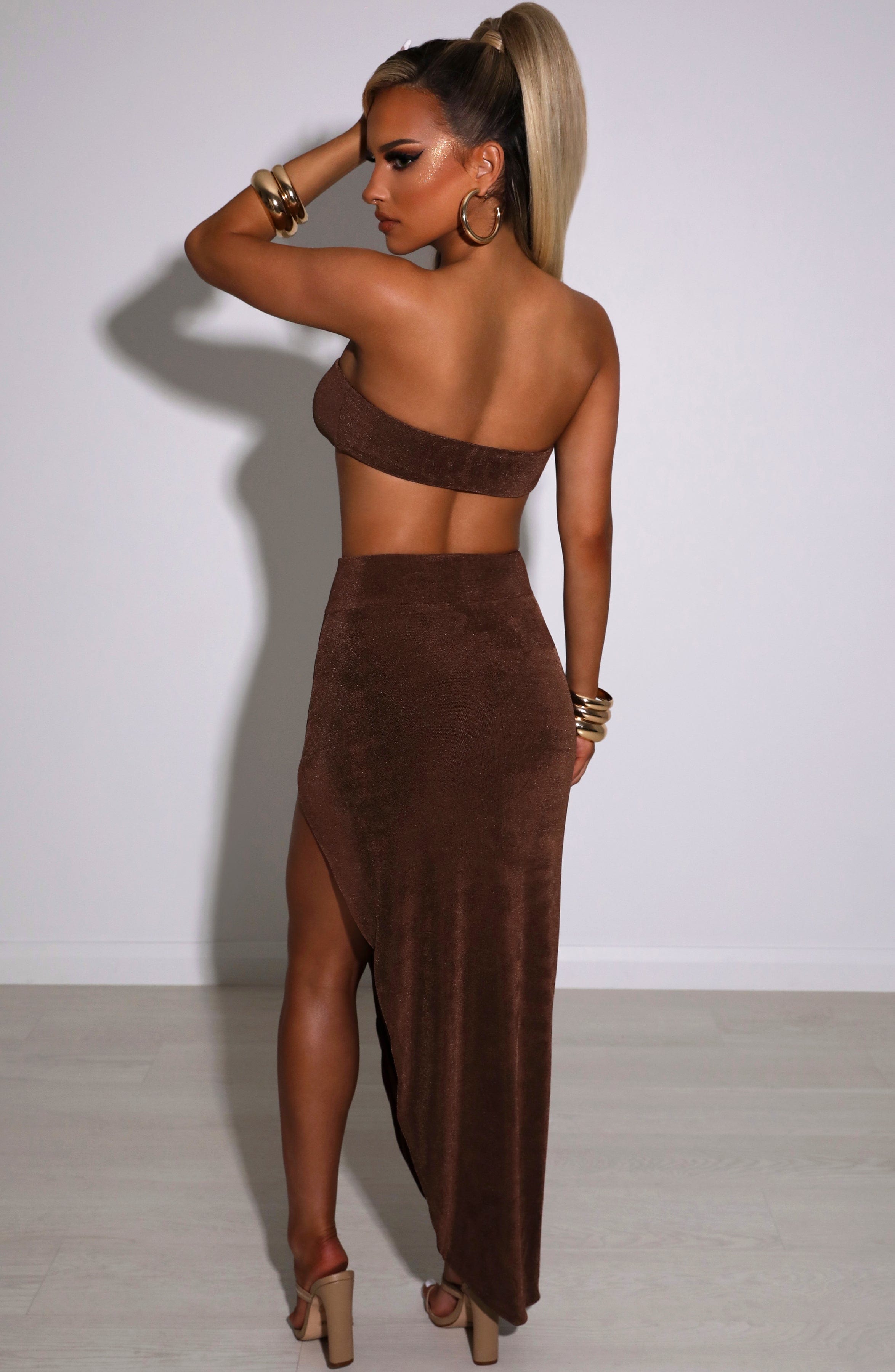 Malia Maxi Skirt - Chocolate