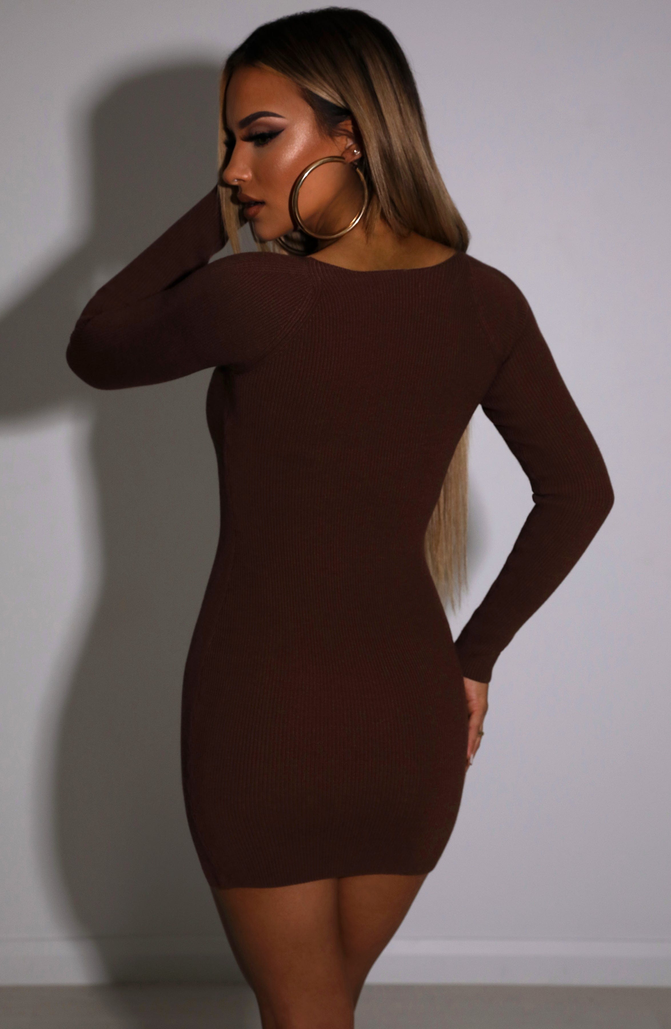 Nada Mini Dress - Chocolate