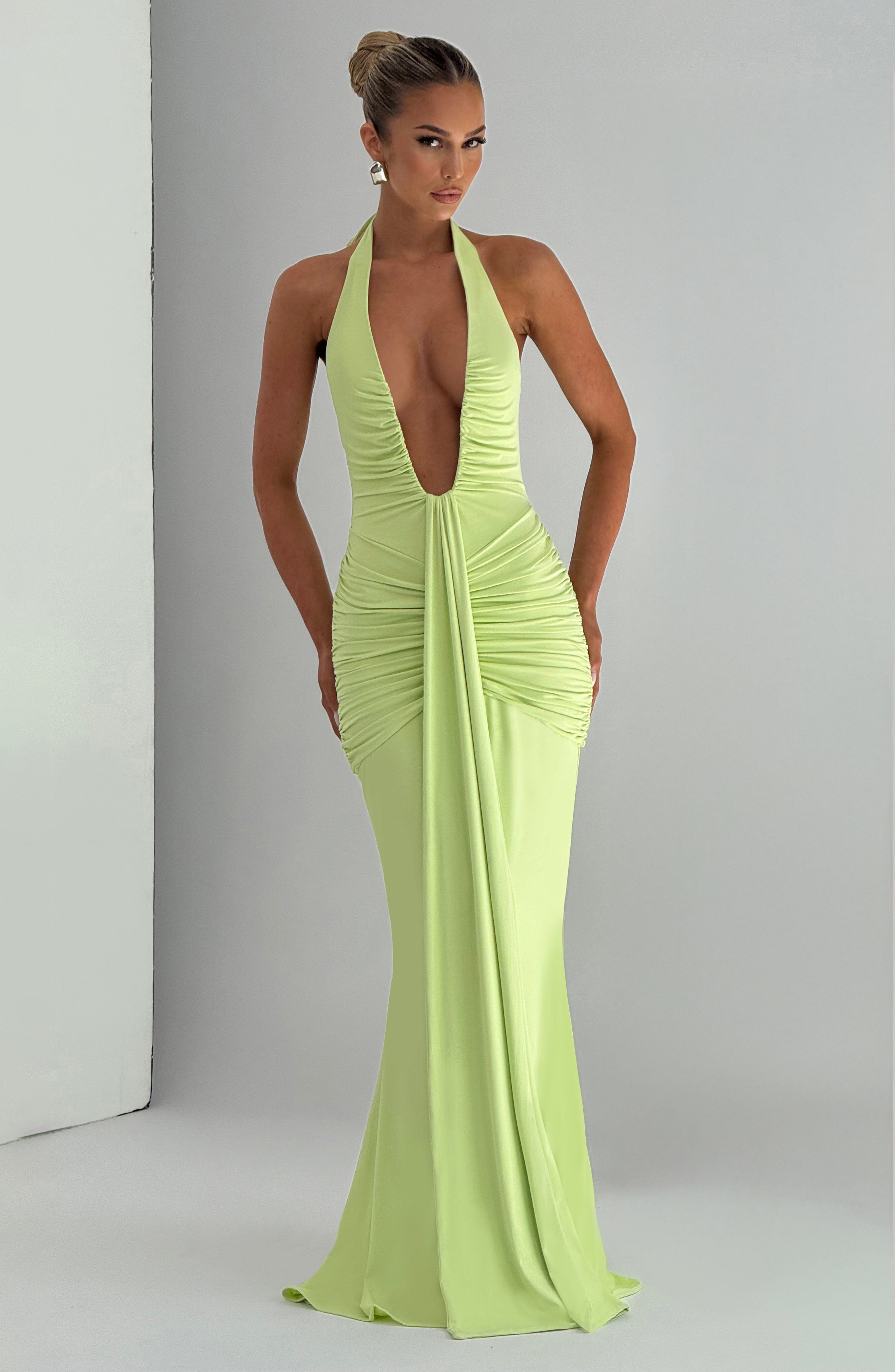 Rosetta Maxi Dress - Lime