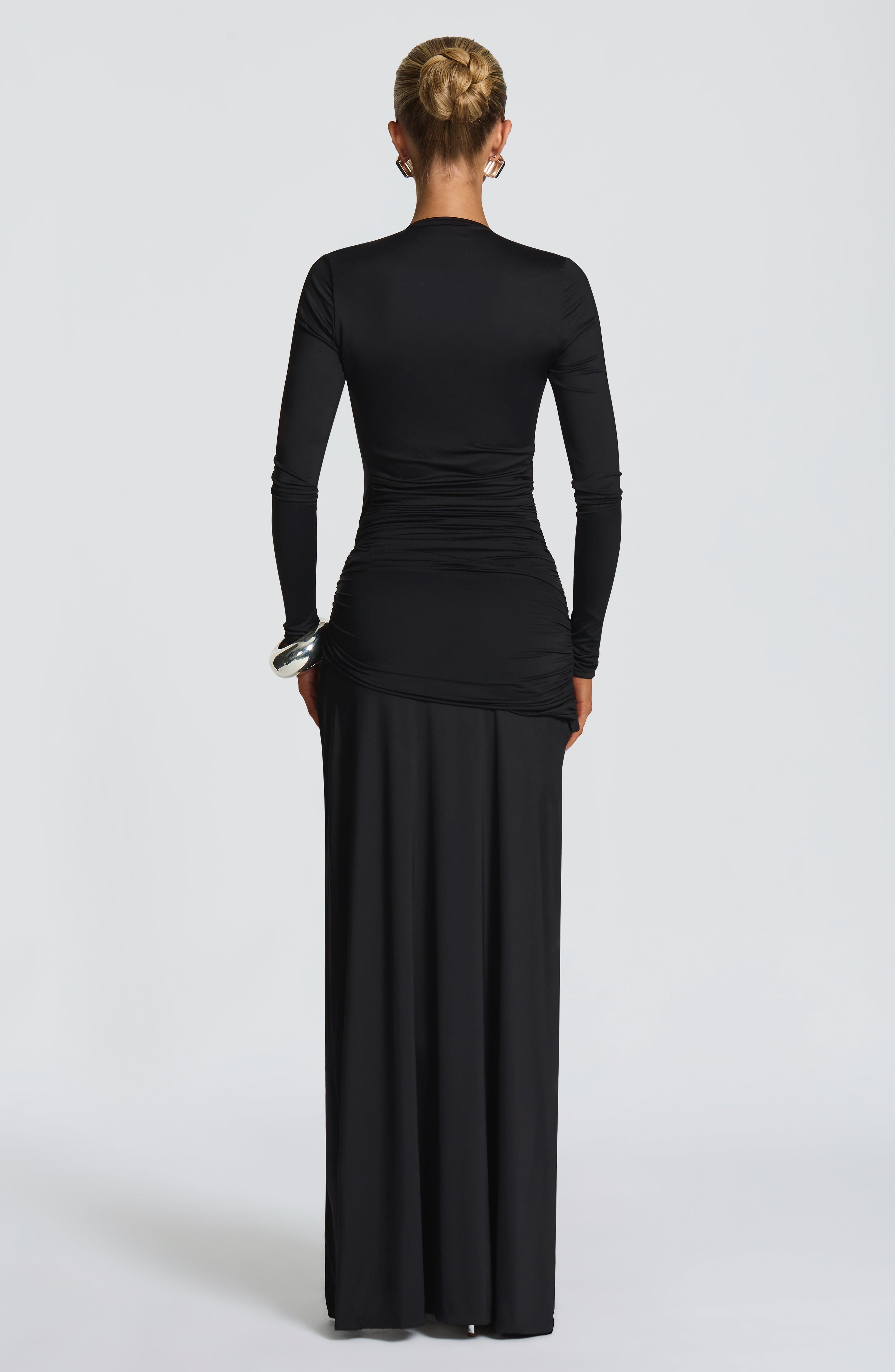 Ysabella Maxi Dress - Black - Napalia