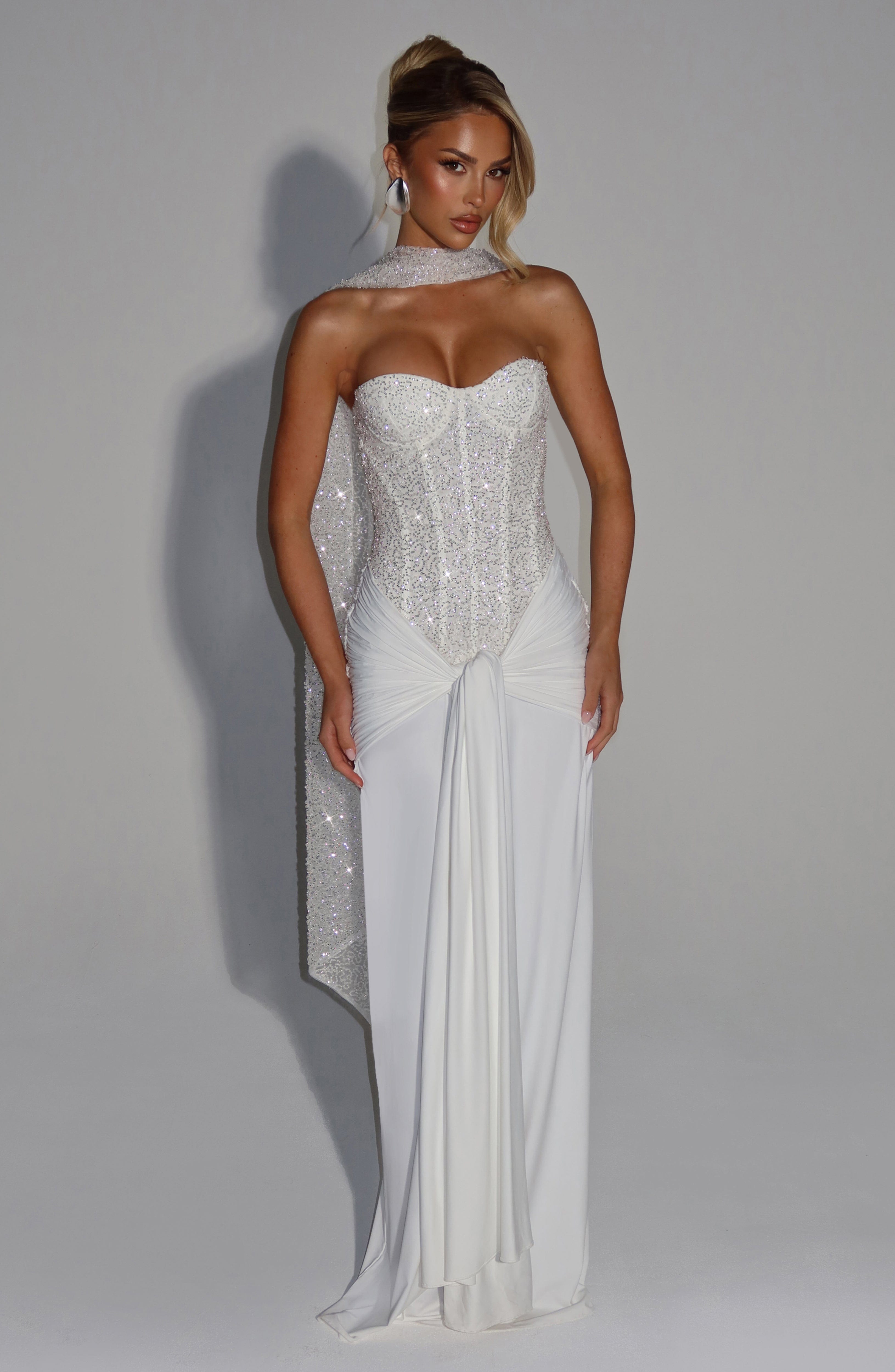 Carina Maxi Dress - Ivory