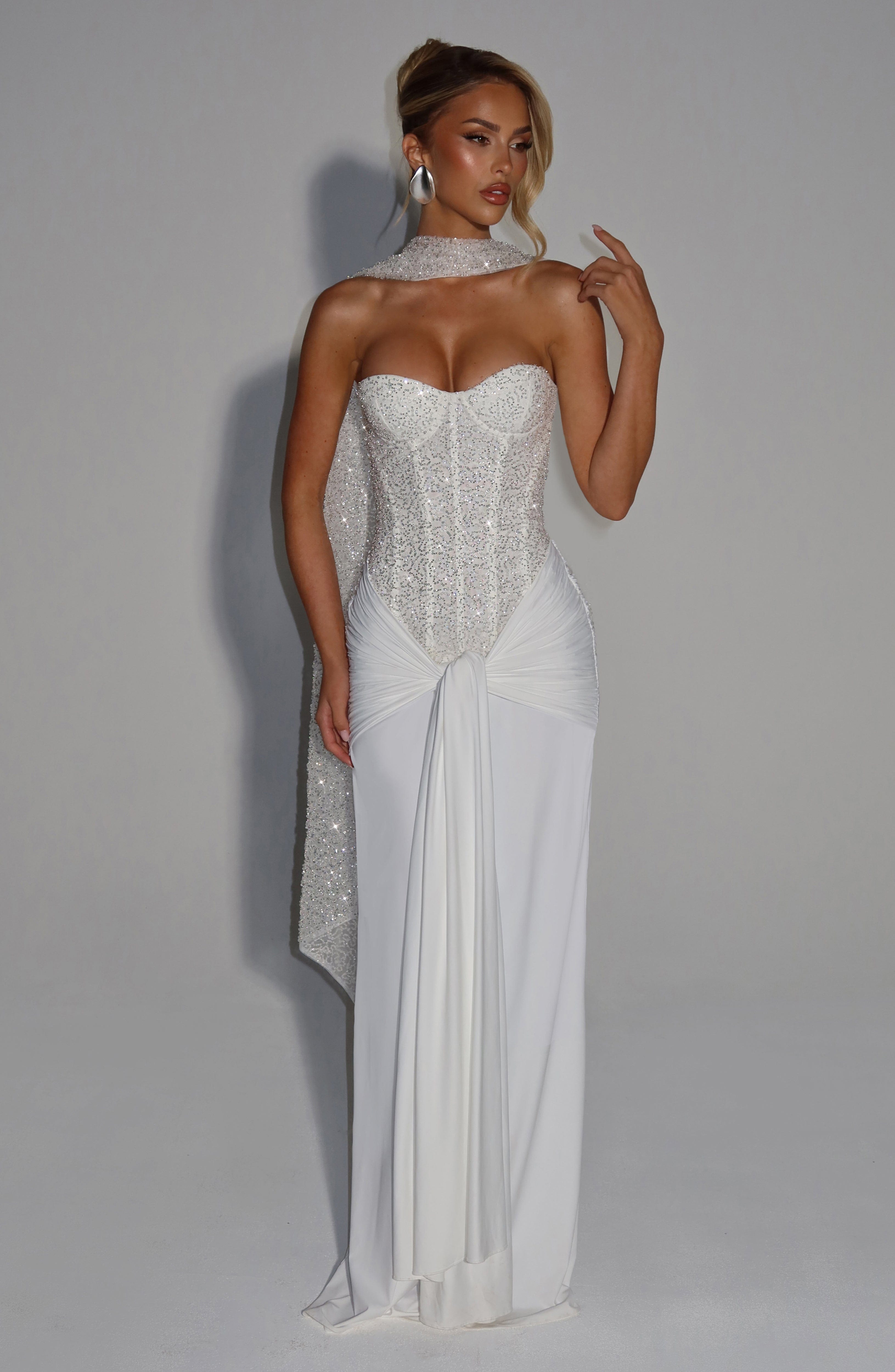 Carina Maxi Dress - Ivory