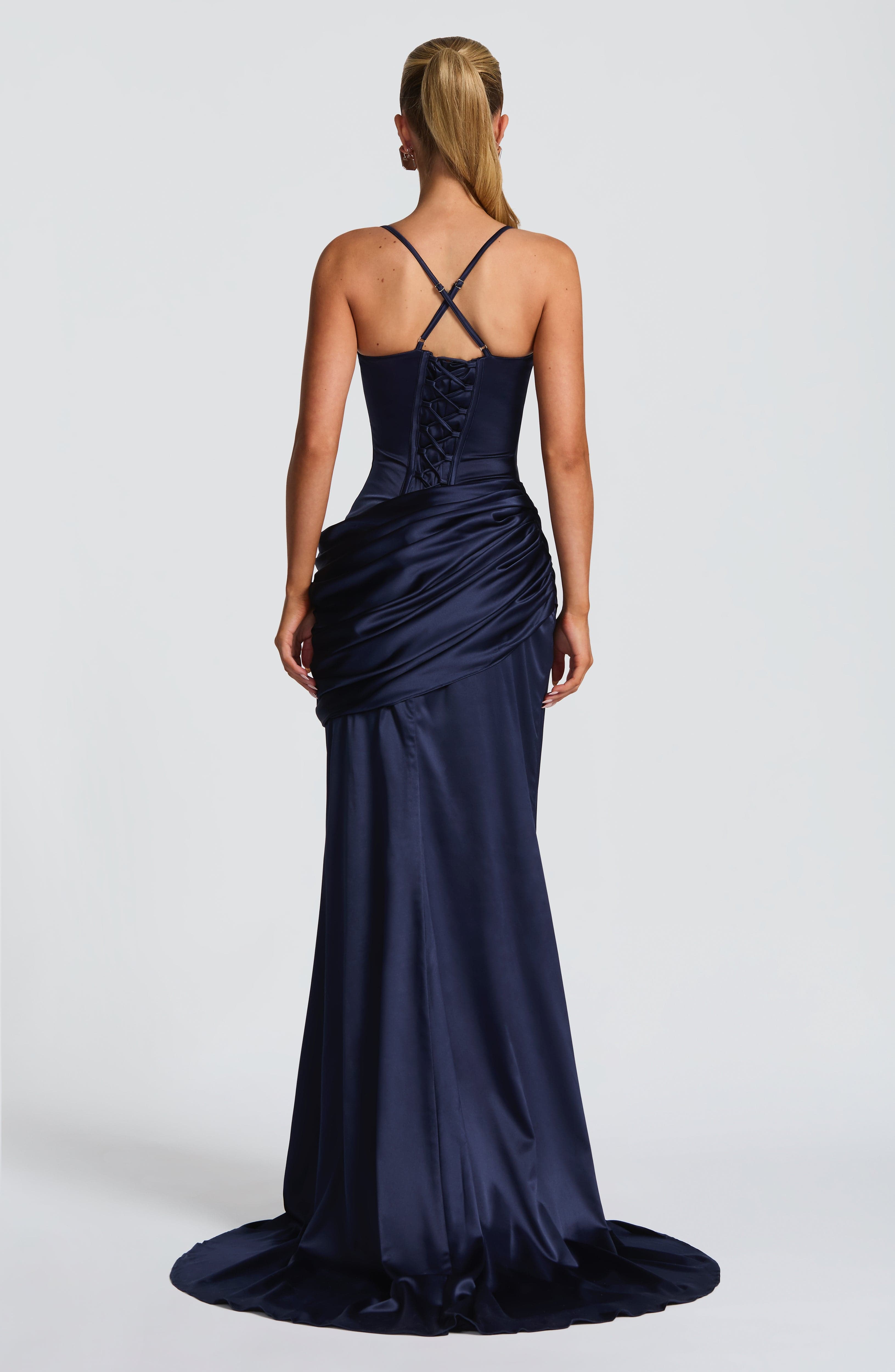 Connie Gown - Navy - Napalia