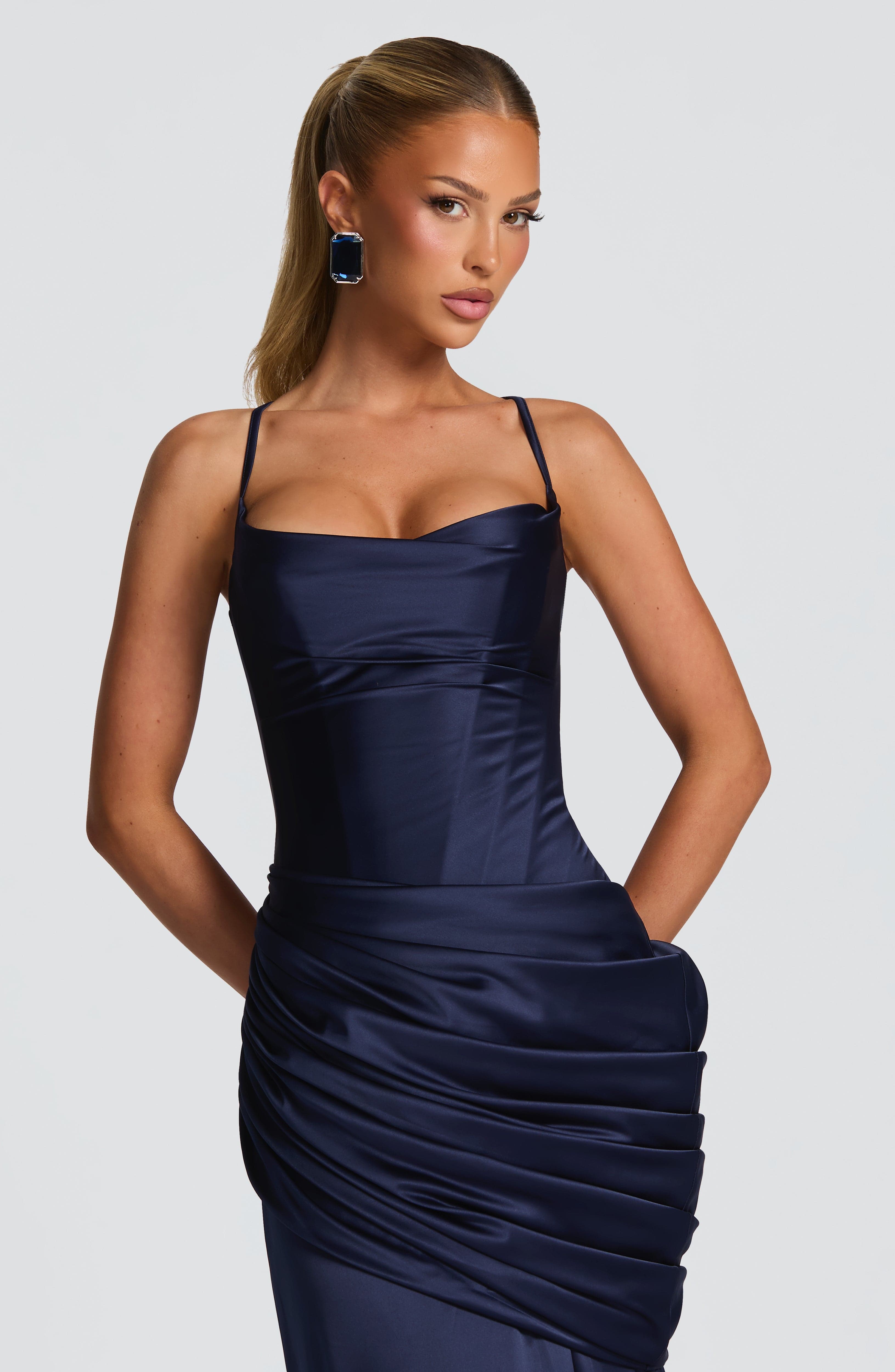 Connie Gown - Navy - Napalia