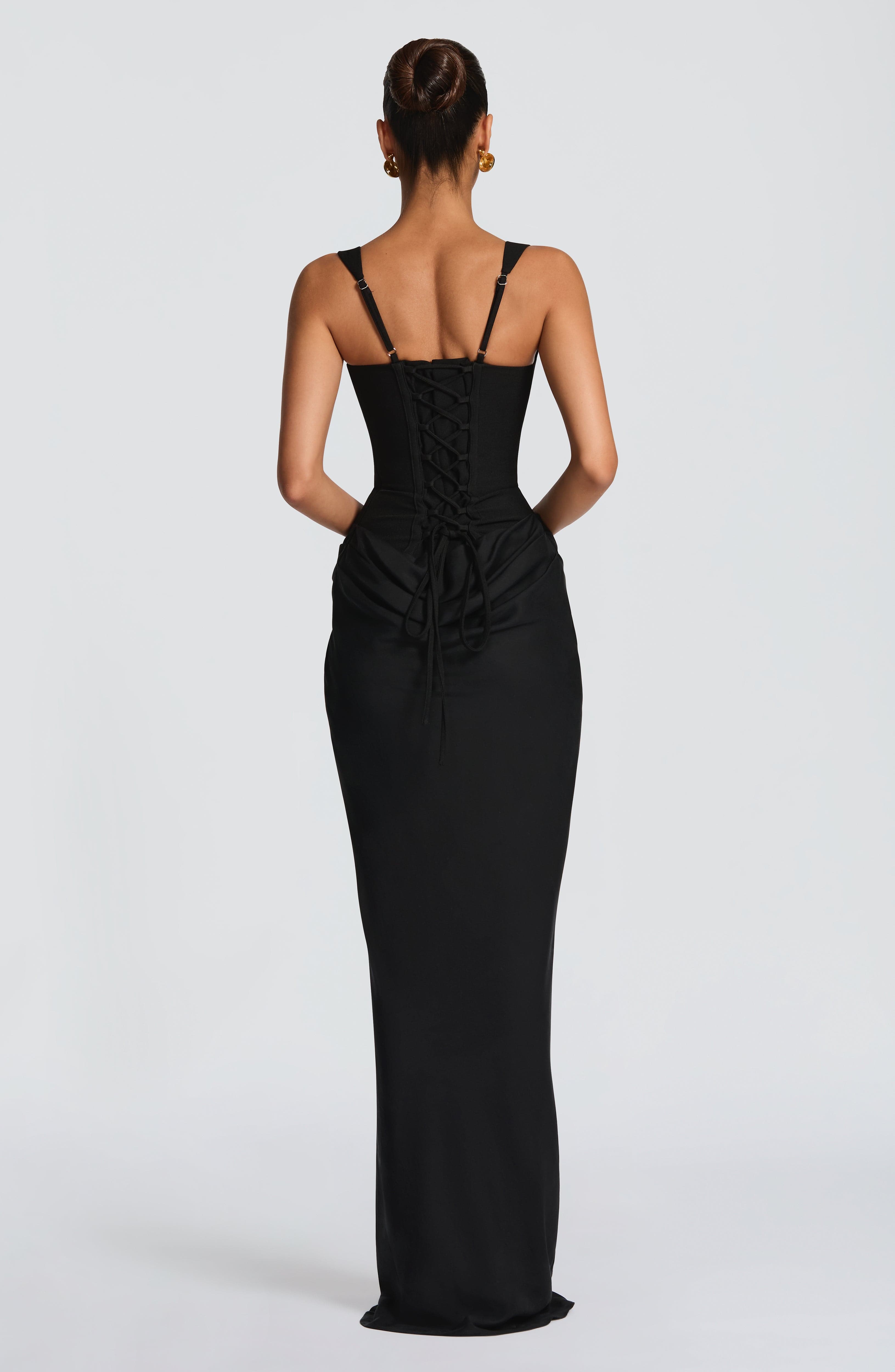 Cornelia Maxi Dress - Black - Napalia