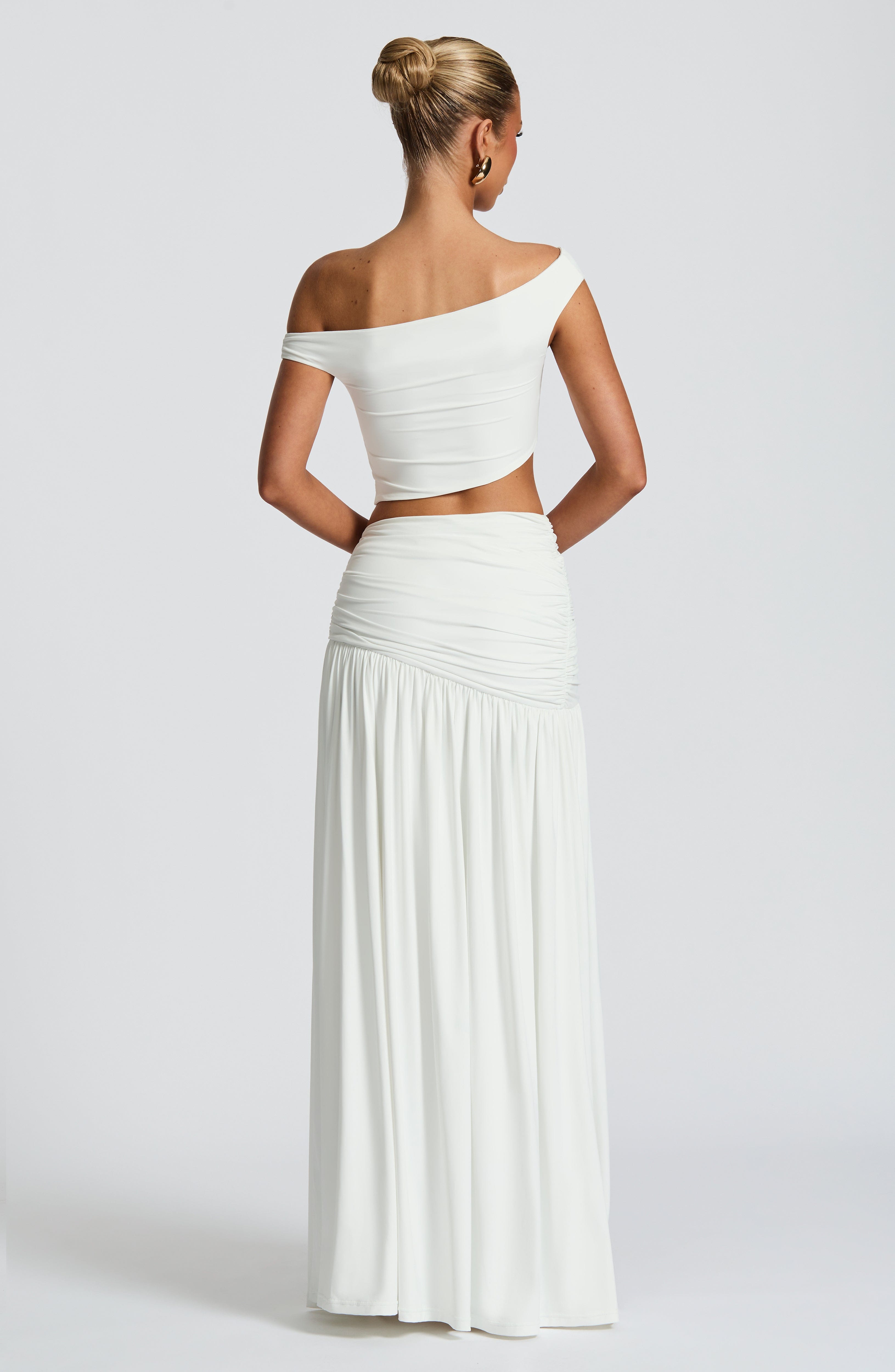 Saira Maxi Skirt - White