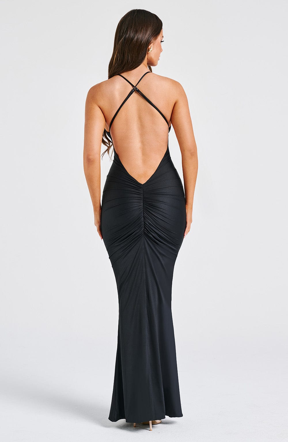 Zelda Maxi Dress - Black - Napalia